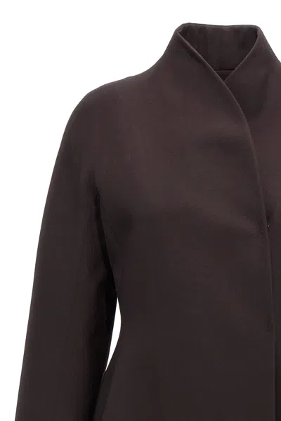 Fendi Women Blazer In Grain De Poudre In Purple