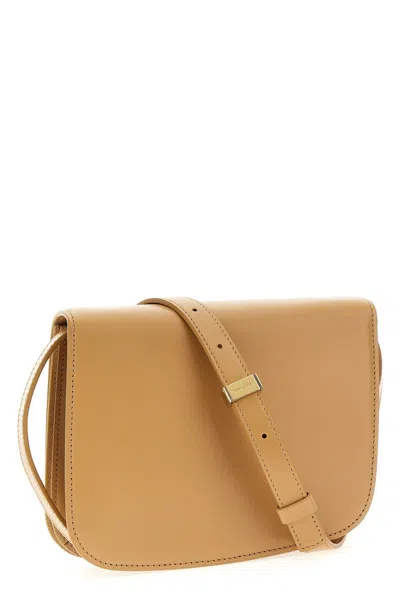 Ferragamo Small Fiamma Crossbody Bag In Cream