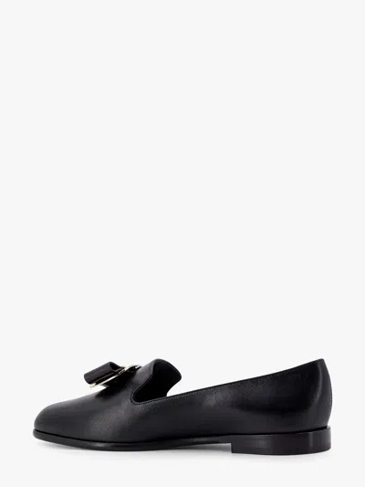 Ferragamo Zarina Leather Loafer In Black