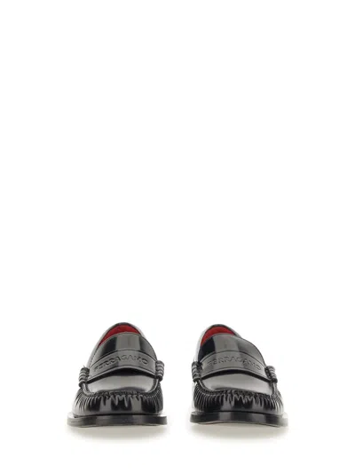 Ferragamo Detail Men Tailor Mocassin In Black