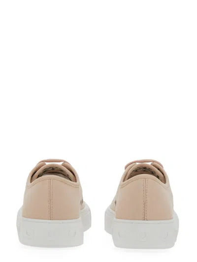 Ferragamo Sneaker With Logo In Pink