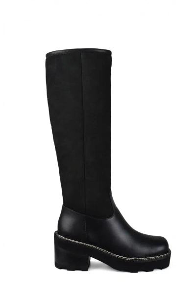 Gabriela Hearst Black Shearling Vylos Boots In Black