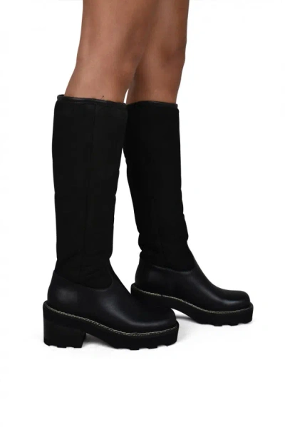 Gabriela Hearst Black Shearling Vylos Boots In Black