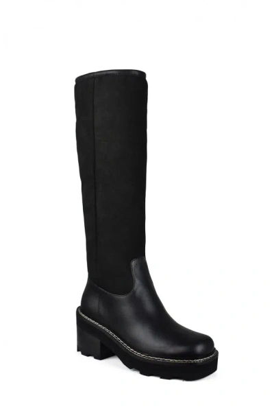 Gabriela Hearst Black Shearling Vylos Boots In Black