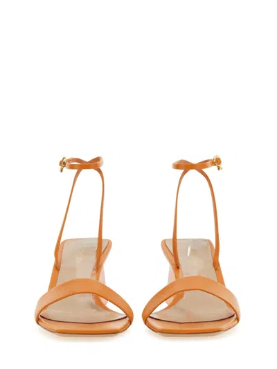Gianvito Rossi Cosmic Graphic Heels For Women In Orange