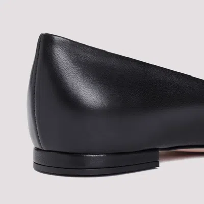 Gianvito Rossi Woman Ballet Flats Black Size 10 Leather