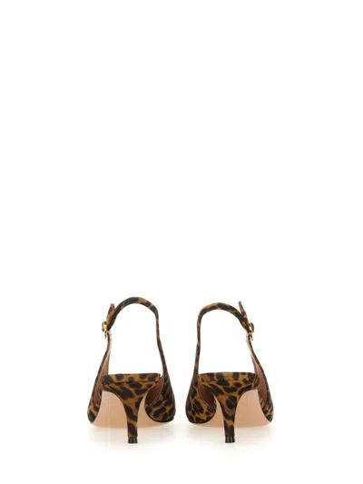 Gianvito Rossi Pointed Logo High-heeled Sandals In Multicolor