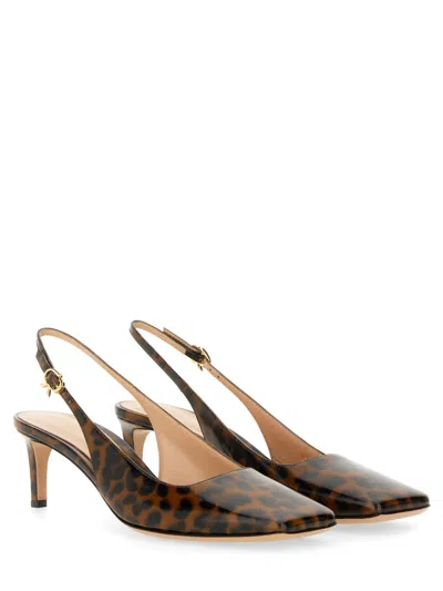 Gianvito Rossi Christina Sling 55mm Animal-print Pumps In Multicolor