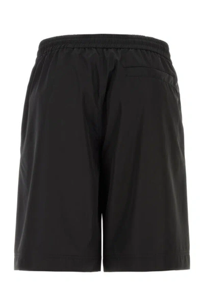 Givenchy Bermuda Shorts With Elastic Waistband And Back Pocket In Black