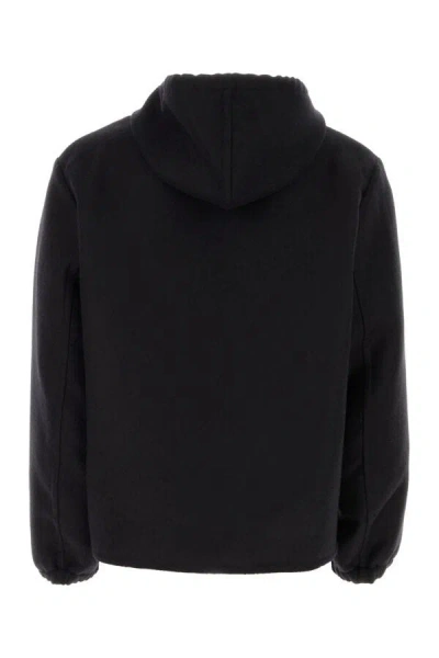 Givenchy Zipped Drawstring Sweatshirt In Black