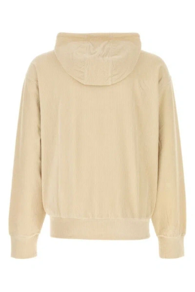 Givenchy Men Cream Stretch Corduroy Sweatshirt In Brown