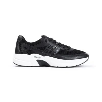 Givenchy Nfnty-52 Runners In Synthetic Leather And Mesh In Black