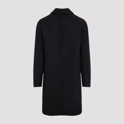 Givenchy Tailored Wool Blend Coat In Blue