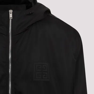 Givenchy Windbreaker Jacket With Logo Jackets In Black