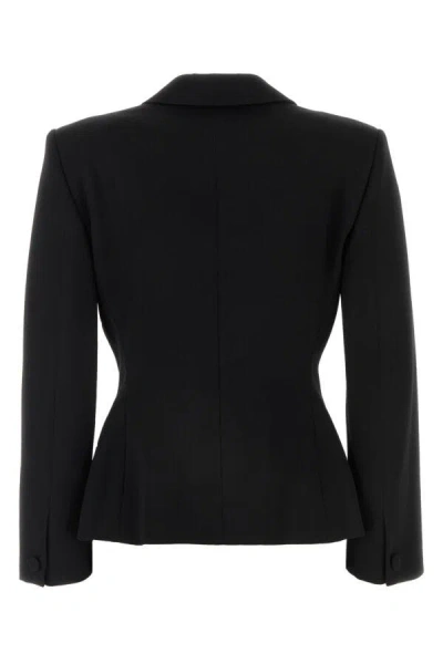 Givenchy Elegant Wool Blazer With Signature 4g Emblem In Black