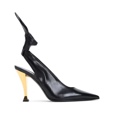 Givenchy Beauw Black Sling Pumps In Black