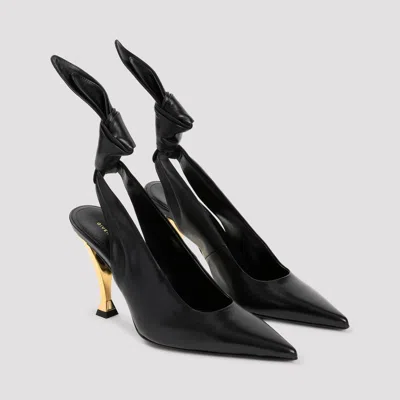 Givenchy Beauw Black Sling Pumps In Black