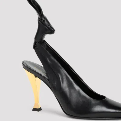 Givenchy Beauw Black Sling Pumps In Black