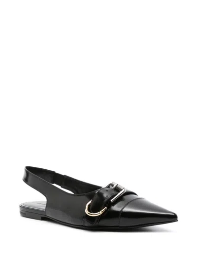 Shop Givenchy Women Voyou Leather Slingback Flats In Multicolor
