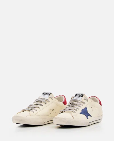 Golden Goose Superstar Multicolor Low Top Sneakers With Logo Patch On The Tongue And Contrasting Heel With Logo L In Animal Print
