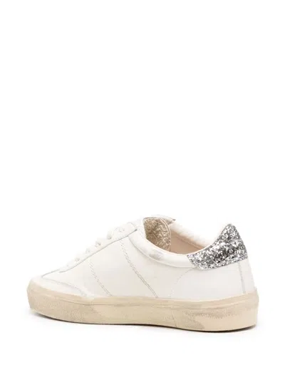 Golden Goose Soul Star Distressed Glittered Sneakers In Multicolor