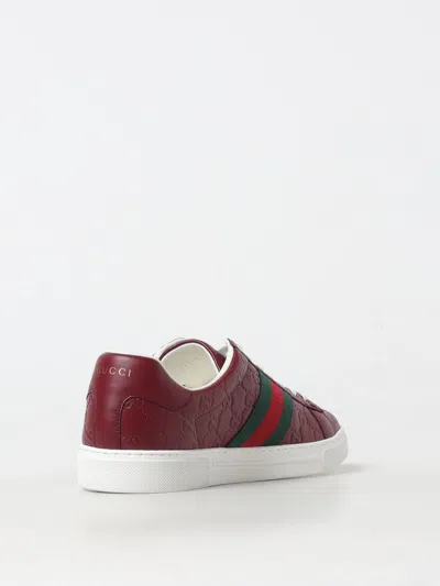 Gucci Sneakers Men Red Men In Red