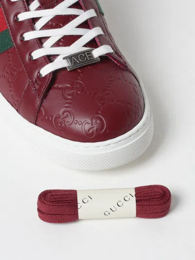 Gucci Sneakers Men Red Men In Red