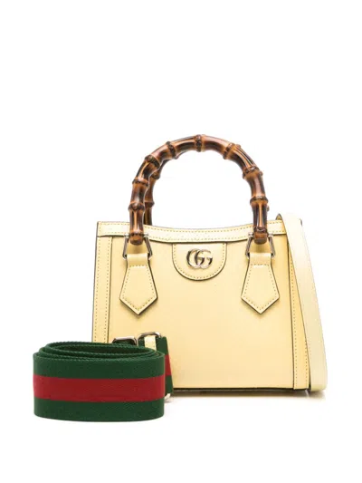 Gucci Women Diana Small Leather Tote Bag In Multicolor