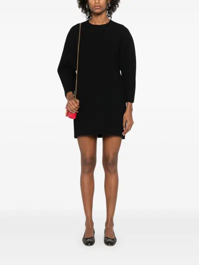 Gucci Wool Mini Dress In Multicolor