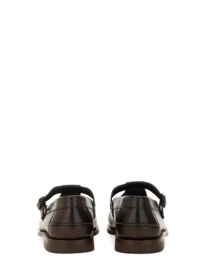 Hereu Men's Alber Moccasin T-bar Loafer In Brown