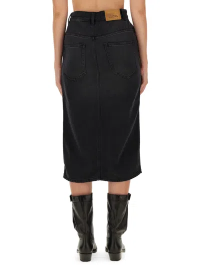 Isabel Marant Tilauria Skirt In Black