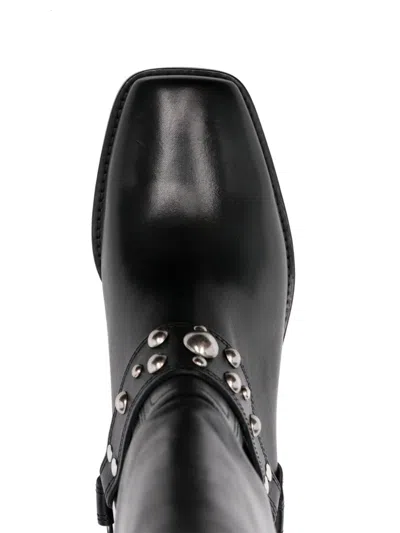 Isabel Marant Antya Leather Cowboy Boots In Multicolor