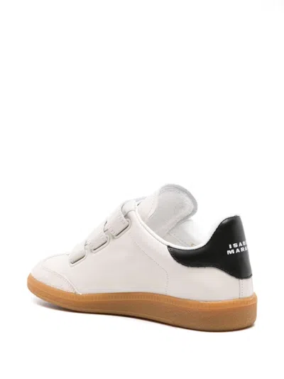 Isabel Marant Suede Sneakers With Branded Heel Counter In Multicolor