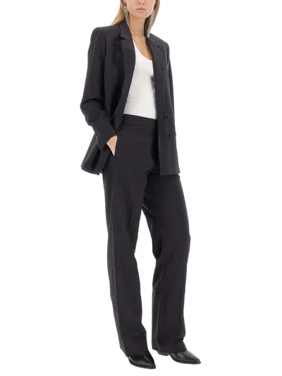 Isabel Marant Fevim Wool Double-breasted Blazer In Black
