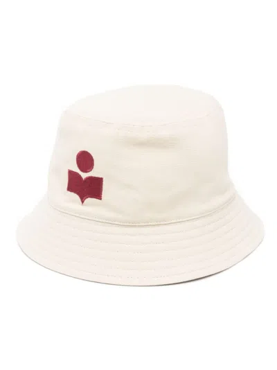 Isabel Marant Haley Cotton Embroidered Bucket Hat In Multicolor