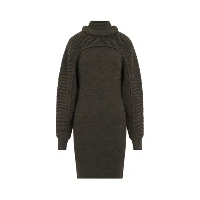 Isabel Marant Hilde Wool Mini Dress In Green