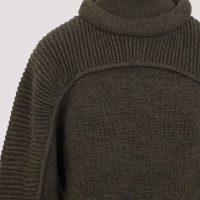 Isabel Marant Hilde Wool Mini Dress In Green