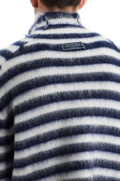 Shop Jacquemus 'marina's Mohair Sweater Men In White