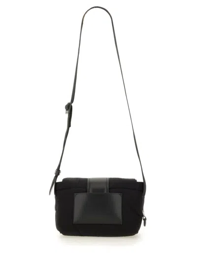 Jacquemus Womens La Banane Bambino Woven Belt Bag Black In Black