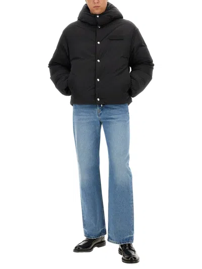 Jacquemus La Doudoune Down Jacket Men In Black