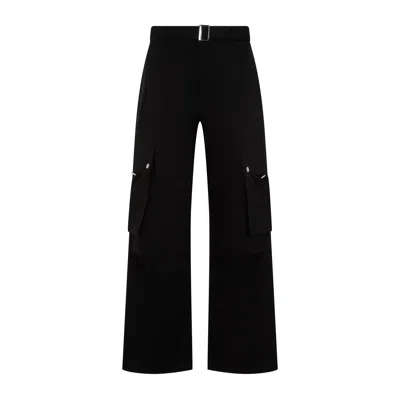 Jacquemus Straight Cargo Pants In Black