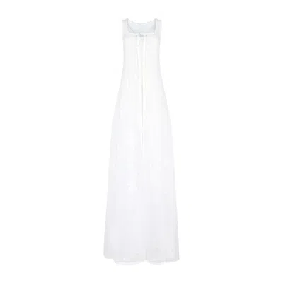 Jacquemus La Robe Dentelle Gown In White