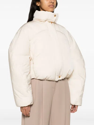 Shop Jacquemus Women La Doudoune Courte Caraco Down Jacket In Multicolor