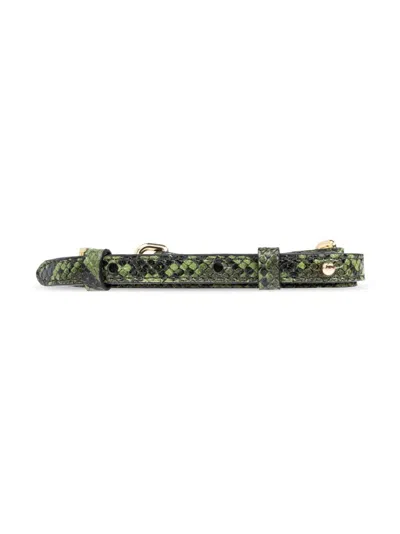 Jacquemus Python-embossed Leather Le Chiquito Long Shoulder Bag In Multicolor