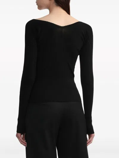 Jacquemus Pralu Top With Viscose Blend In Multicolor