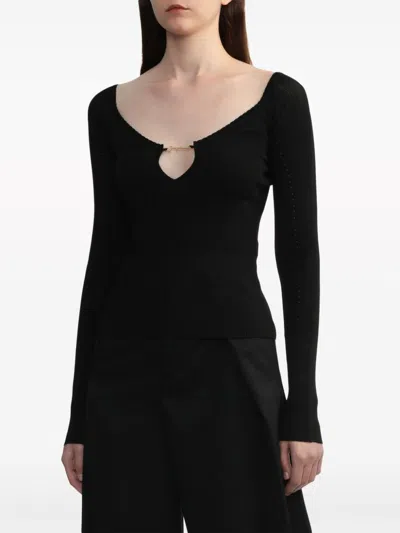 Jacquemus Pralu Top With Viscose Blend In Multicolor