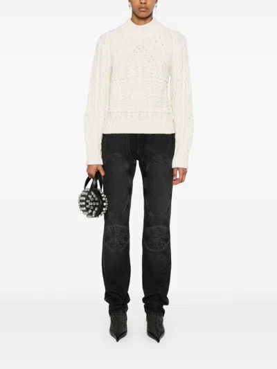 Jean Paul Gaultier Padded-panel Jeans In Multicolor