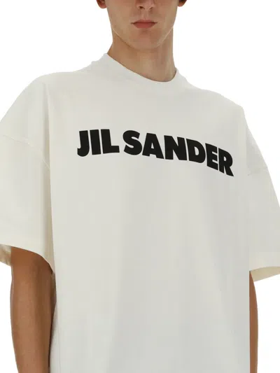 Jil Sander White Cotton T-shirt