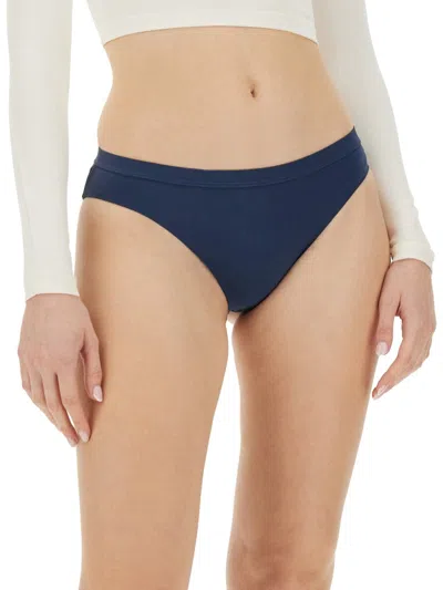 Jil Sander Mid-rise Bikini Brief Bottom In Blue