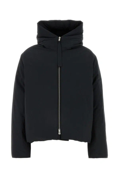 Jil Sander Women Black Polyester Down Jacket In Black